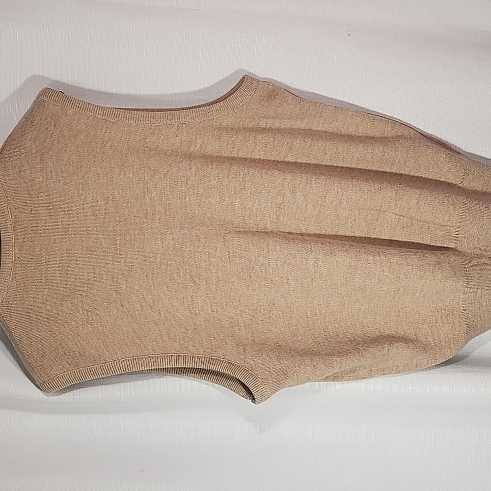 Puritan V neck Men's Knitted Beige Vest. Size XL. NWT - Picture 5 of 8